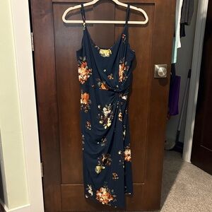 Floral Navy Dress